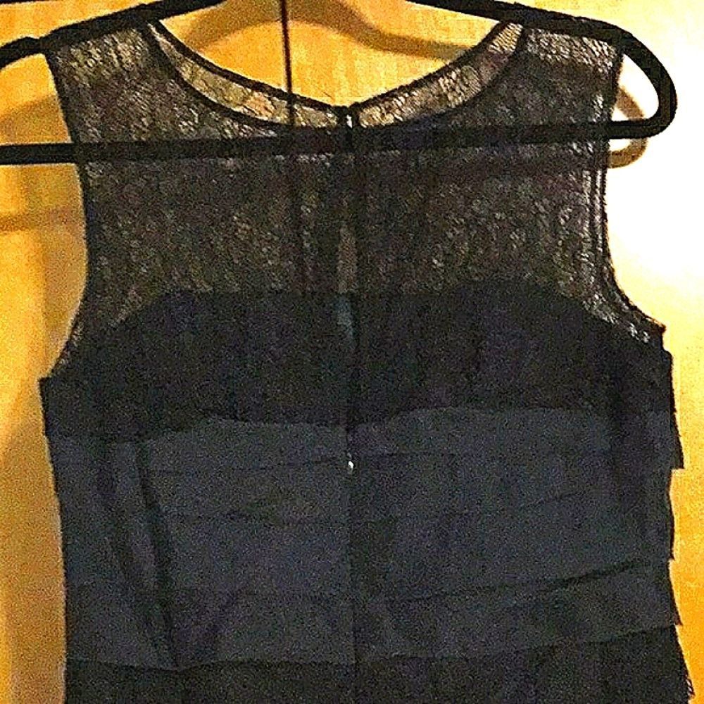 Kay UNGER Silk Organza lace Yoke Tiered - Picture 8 of 8